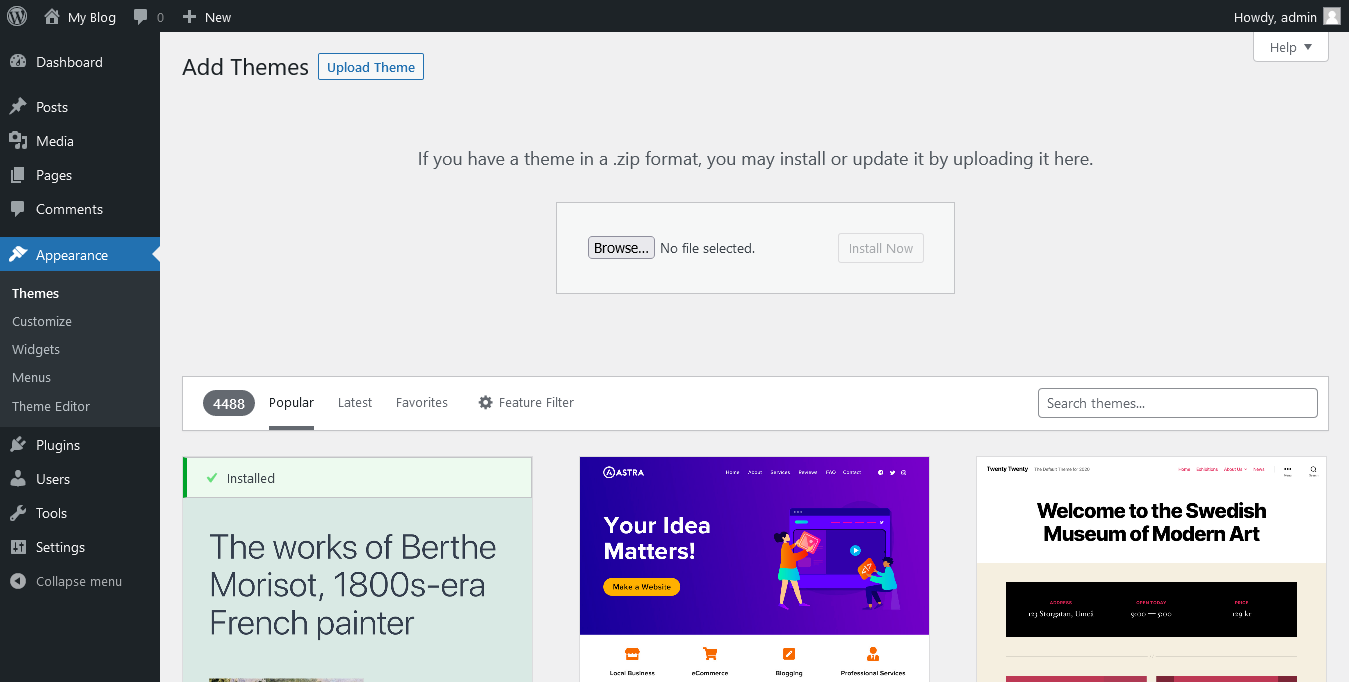 Free download wordpress themes template gratis
